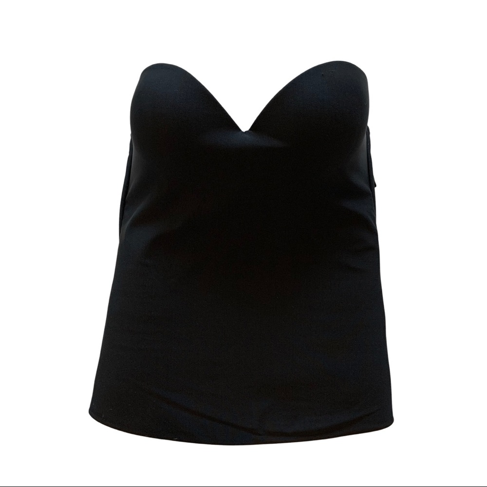 Victorias Secret size 36C black strapless bustier corset